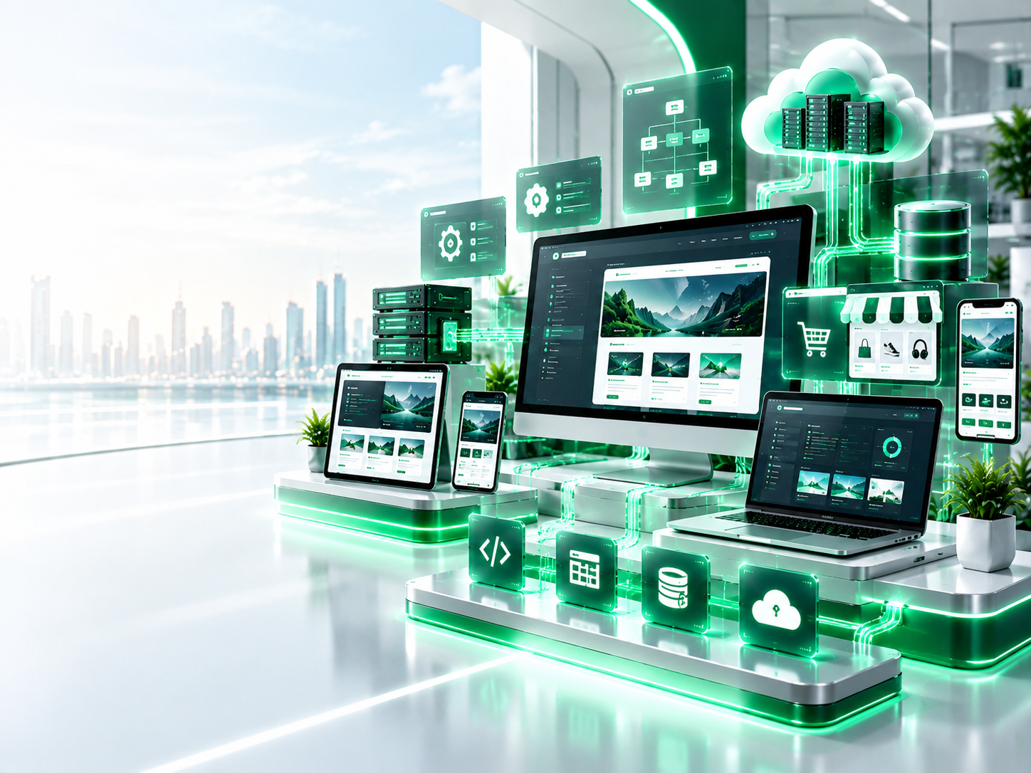 Custom software and website development