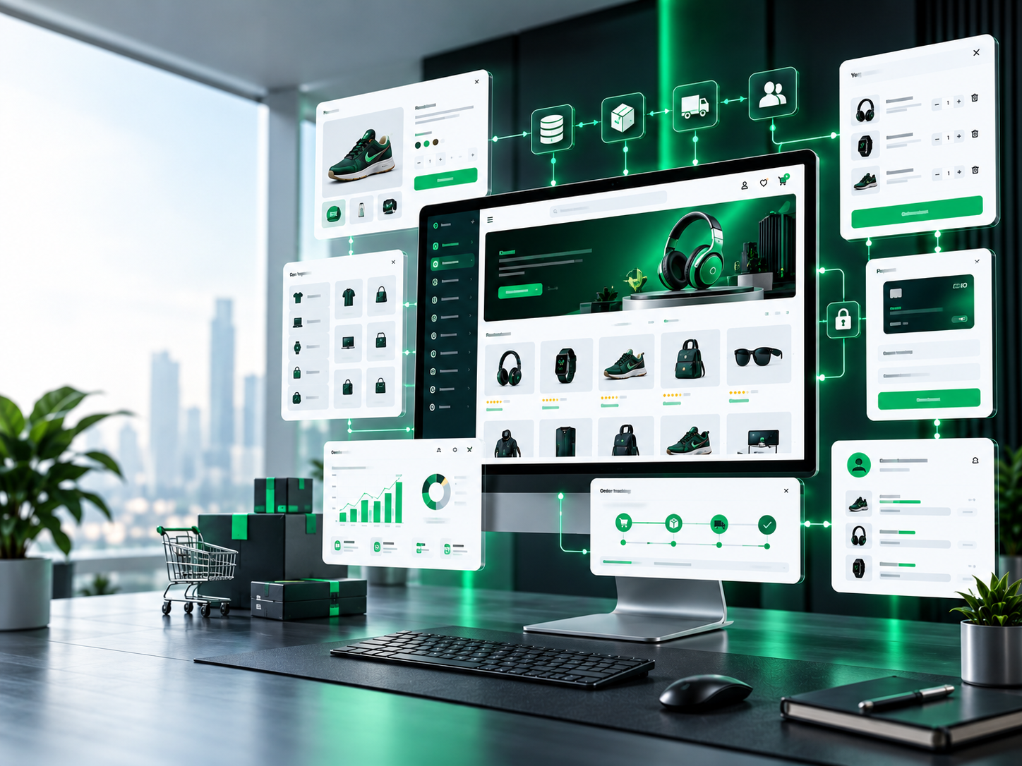 E-commerce development platform