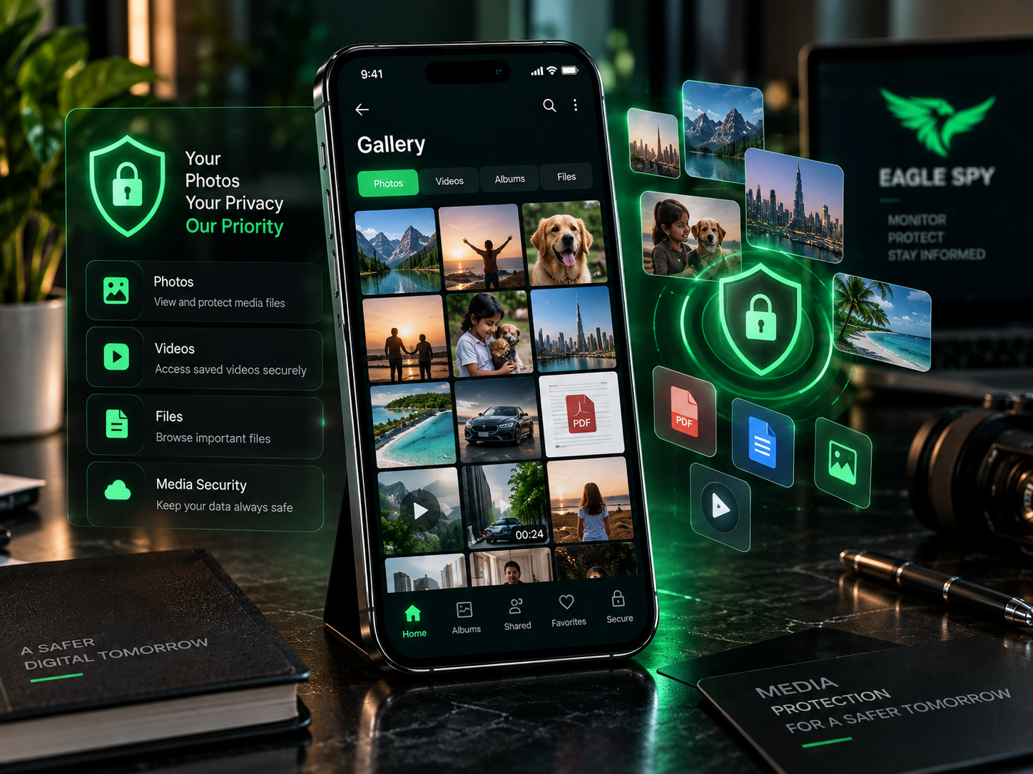 Gallery and media protection