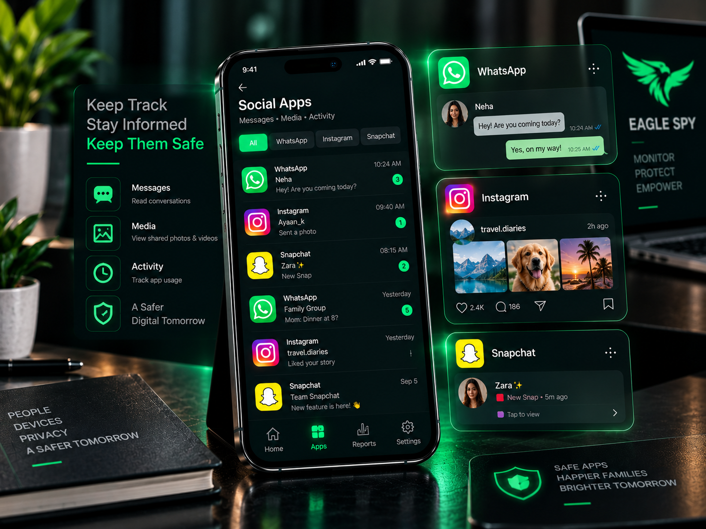 Social app activity